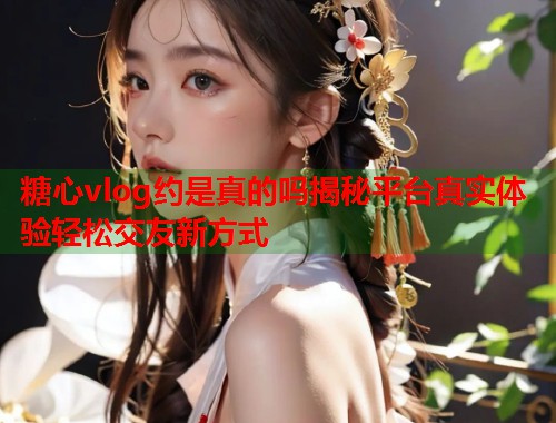 糖心vlog约是真的吗揭秘平台真实体验轻松交友新方式