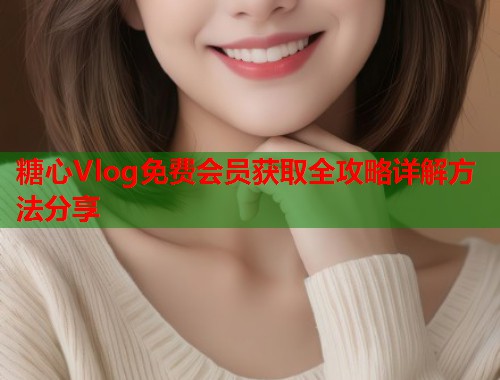 糖心Vlog免费会员获取全攻略详解方法分享