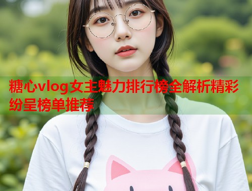 糖心vlog女主魅力排行榜全解析精彩纷呈榜单推荐  第1张