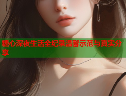 糖心深夜生活全纪录温馨示范与真实分享