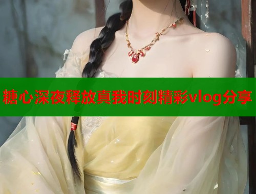 糖心深夜释放真我时刻精彩vlog分享