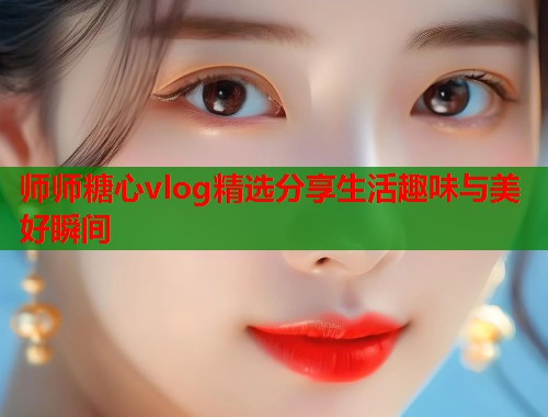 师师糖心vlog精选分享生活趣味与美好瞬间