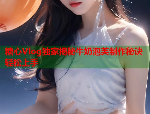 糖心Vlog独家揭秘牛奶泡芙制作秘诀轻松上手