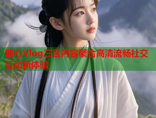 糖心Vlog三区内容聚合高清流畅社交互动新体验