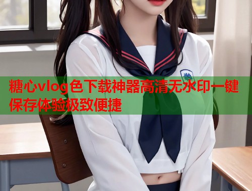 糖心vlog色下载神器高清无水印一键保存体验极致便捷