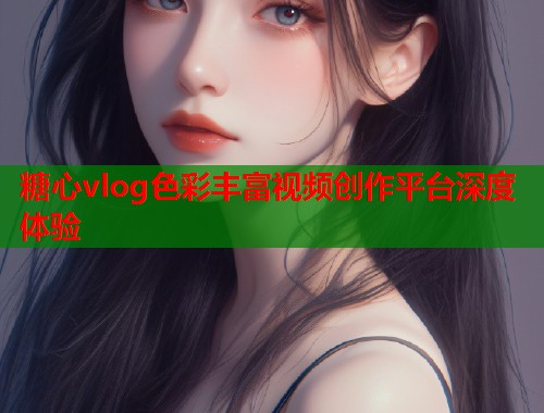 糖心vlog色彩丰富视频创作平台深度体验