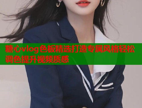 糖心vlog色板精选打造专属风格轻松调色提升视频质感