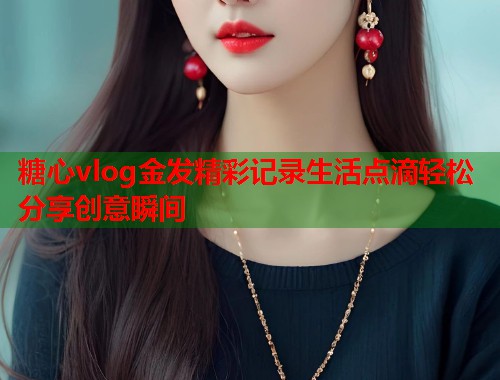 糖心vlog金发精彩记录生活点滴轻松分享创意瞬间  第2张
