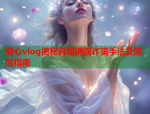 糖心vlog揭秘真相揭露诈骗手法及防范指南
