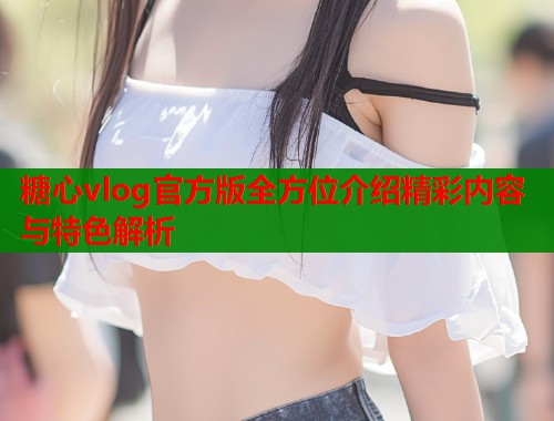 糖心vlog官方版全方位介绍精彩内容与特色解析  第2张