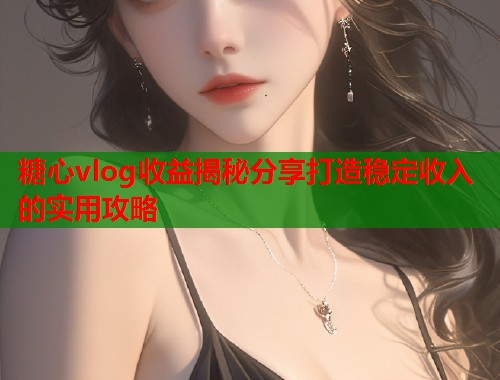 糖心vlog收益揭秘分享打造稳定收入的实用攻略